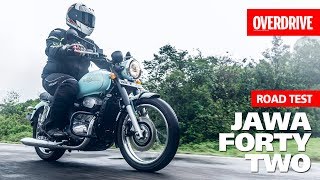 Jawa Forty Two  Road Test Review  OVERDRIVE [upl. by Craner]