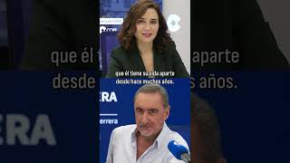 Ayuso sobre su pareja quotMi paso por la política le está perjudicandoquot [upl. by Callum]