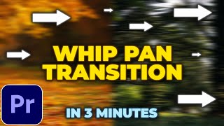 Seamless Whip Pan Transition Tutorial in Premiere Pro [upl. by Ggerk]