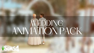 Wedding  Animation Pack  The Sims 4 [upl. by Akemor]