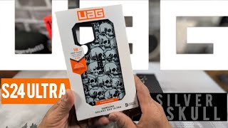 UAG Block03 Silver Skull Case Review for Samsung Galaxy S24 Ultra [upl. by Ahtaga]