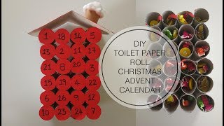 DIY Chistmas Advent Calendar made from empty toilet paper rolls [upl. by Entruoc62]