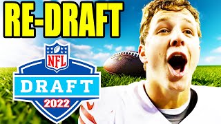 I REDRAFTED The 2022 NFL Draft [upl. by Assirak455]