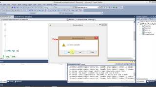 MessageBox in C  Windows Forms Application  Urdu  Hindi tutorial [upl. by Essej]