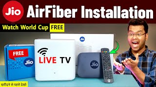 Jio AirFiber Installation Speed Test Plans Booking Live TV  Jio AirFiber vs JioFiber Air Fiber [upl. by Asor208]