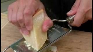 Cooking Tips  How to Shave Parmesan Cheese [upl. by Kopple]