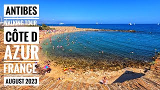 Antibes Walking Tour  France  2023  4K UHD 10Bits [upl. by Niknar]