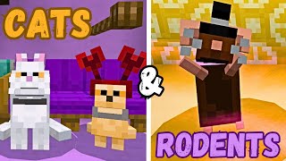 Cats amp Rodents PETS  Spark Pets Addon Premium  Minecraft Showcase [upl. by Llij564]