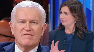 BELPIETRO ZITTISCE LA BOLDRINI SUL TEMA MIGRANTI [upl. by Anerrol]