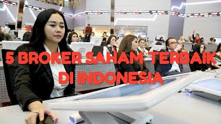 5 BROKER SAHAM TERBAIK DI INDONESIA [upl. by Starobin659]