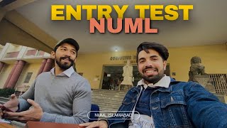 Entry Test Day in NUML  NUML University Islamabad Entry Test [upl. by Nomaj]