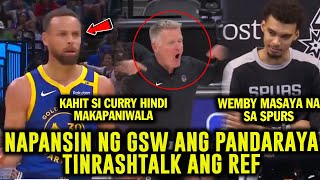 RAMDAM NA NG NBA ANG TAKOT SA WARRIORS KAHIT REF NAPAAGA ANG PANDARAYA TOWNS NAGCLICK NA SA KNICKS [upl. by Ahsenid958]