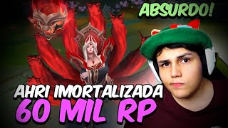 60K DE RP  AHRI LENDA IMORTALIZADA – League of Legends REACT ✨ [upl. by Oilalue]