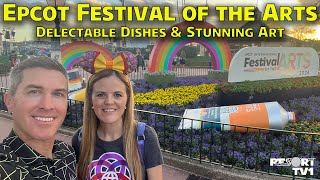 Epcot Festival of the Arts 2024  Food and Art Festival Experience  Walt Disney World [upl. by Anidualc]