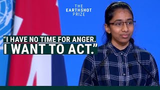 Vinisha Umashankar Delivers Powerful Speech at COP26 World Leaders Summit  EarthshotPrize [upl. by Sheelagh]