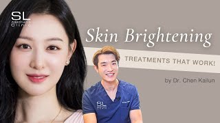 Fair skin like Kim JiWons 😍 l Skin Brightening Treatments Exosomes Clear amp Brilliant Laser [upl. by Evette]