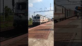 12357 up KOAA  ASR Durgiana SF Express with UBL WAP7 🤩 trending shorts indianrailways viral [upl. by Ahsonek920]