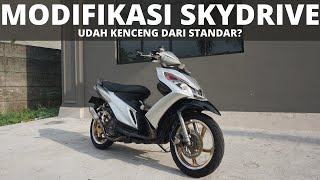 MODIFIKASI SUZUKI SKYDRIVE 125  DIBIKIN JADI RACING [upl. by Tammie]