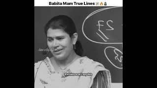 Babita Mam True Lines  Babita Mam Motivational Speech  motivation [upl. by Slavic]