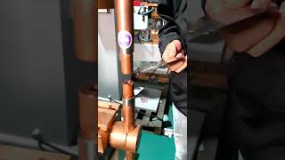 Spot welding of screw joint on strip welding science [upl. by Otxilac]