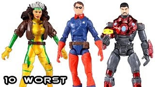 Top 10 Worst Marvel Legends [upl. by Aikrahs]