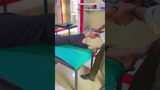 Leg pain ankel sprain treatment by chiropractic adjustment india best chiropractor dr amit choudhary [upl. by Jemina]