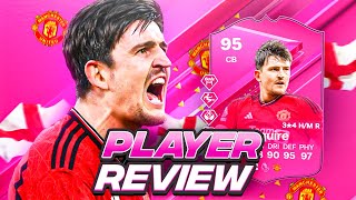 95 FUTTIES MAGUIRE SBC PLAYER REVIEW  FC 24 Ultimate Team [upl. by Noremmac]