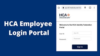 HCA Employee Login  Hcahranswers Login 2023 [upl. by Lussi]