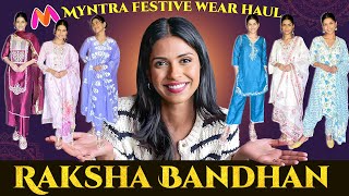 Festive Wear Haul  90 Off  Festival Offer Myntra  Swarda Thigale [upl. by Theresa93]