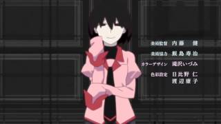 Owarimonogatari OP 1 Decent Black HD Ougi [upl. by Nessa]