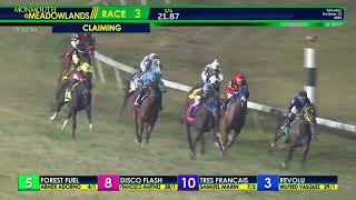 Monmouth Park at The Meadowlands  October 12 2024  Race 3 [upl. by Eiramanin]