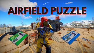 Airfield Blue Card Puzzle Guide  Rust 2023 [upl. by Mihalco]