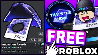 FREE ACCESSORIES HOW TO GET Roblox Innovation Awards 23 Memory Print amp Loose Jacket RIA 2023 [upl. by Mazonson250]