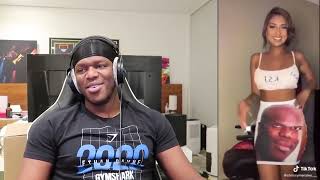 KSI REACTS TO BALDSKI SKIRT [upl. by Bloem807]