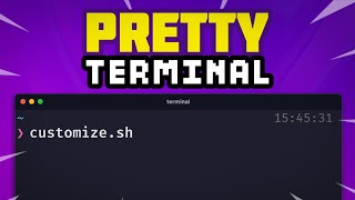 How to make your Mac Terminal look PRETTY with ITerm2 [upl. by Fitz]