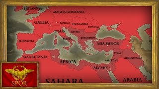 EU4  Timelapse  Roman Empire Restoration as Byzantium [upl. by Perce]