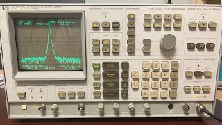 HP 3585A Spectrum Analyzer Part 2 [upl. by Anahtor]