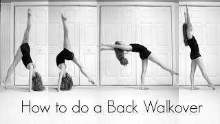 How to do a Back Walkover [upl. by Niattirb]