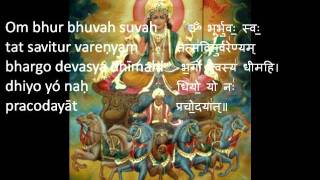 Gayatri Mantra Savitr 108 Repetitions [upl. by Dena841]