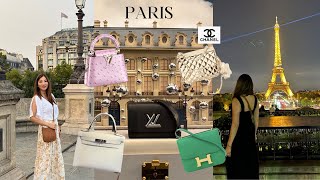 Paris Luxury Shopping Chanel  Hermes Faubourg Saint Honore  Louis Vuitton amp Dior  Paris Vlog [upl. by Ivel]