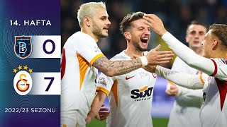 Medipol Başakşehir 07 Galatasaray  14 Hafta  202223 [upl. by Nawiat576]