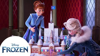 What are Anna and Elsas Holiday Traditions  Frozen [upl. by Nihcas]