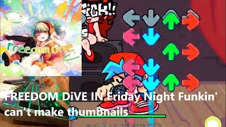 top osumania player plays Friday Night Funkin  FREEDOM DiVE FULLERENE DIMENSIONS FULL COMBO 99 [upl. by Schwejda690]