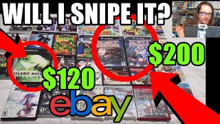 Sniping An eBay Auction of Retro Games Worth 400 Will I Win The Bid [upl. by Oiragelo]