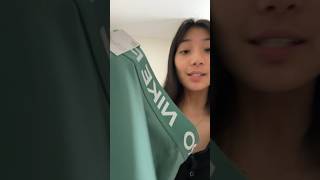 Nike pro try on 🤍🤍🤍 nike nikeshorts nikepro tryon preppy unboxing shorts explore workout [upl. by Bonne]