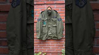 Vintage USAF M65 Field Jacket 1982 mexico collection military streetmarket subscribe shorts [upl. by Guy]