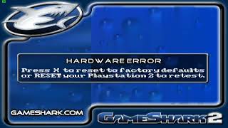 PS2 NTSCU GameShark 2 Video Game Enhancer v13 Menu USA SLUS20090 [upl. by Allerus]