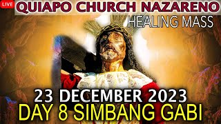 LIVE Quiapo Church Mass Today 23 December 2023 Day 8 SIMBANG GABI [upl. by Evilc]