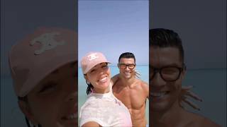 Georgina Rodriguez Kiss 💋😘 to Cr7 cristiano cr7 ronaldo [upl. by Durston]