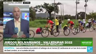 Informe de Luis Méndez enviado especial de France 24 sobre la jornada en los Juegos Bolivarianos [upl. by Rudiger19]